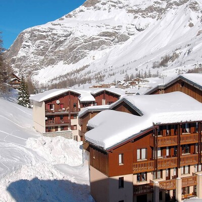 skijanje francuska Val d'Isere, Apartmani na stazi
