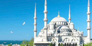 Plava Džamija, putovanje zrakoplovom u Istanbul