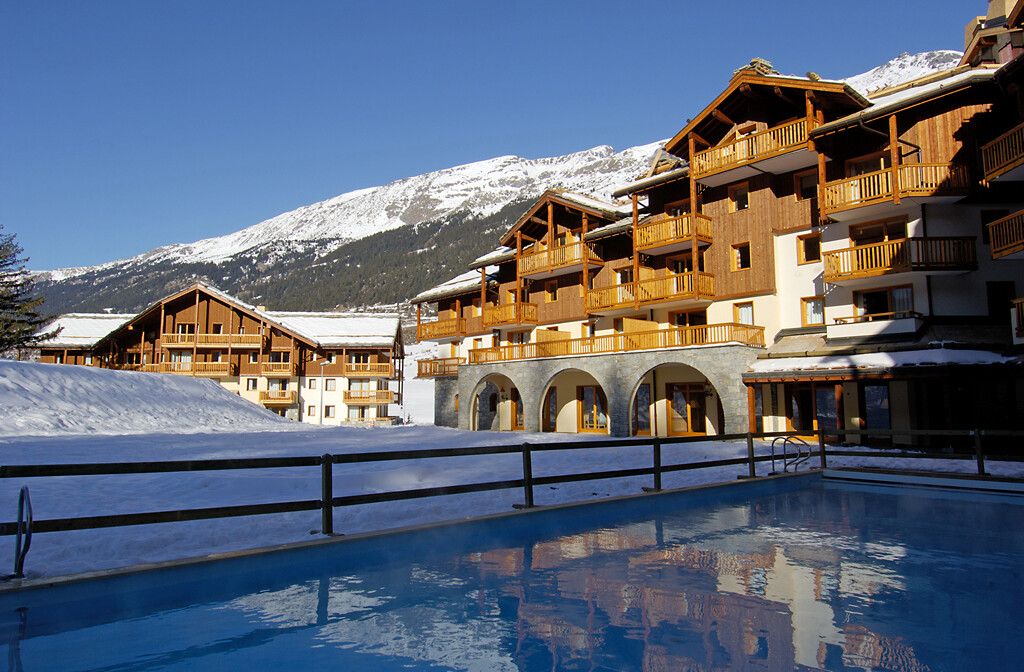 Skijanje u Francuskoj, Val Cenis, Lanslebourg Residence Les Alpages, bazen.