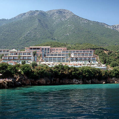 Lefkas grčka ponuda hotela, Hotel Ionian Blue, pogled na hotel