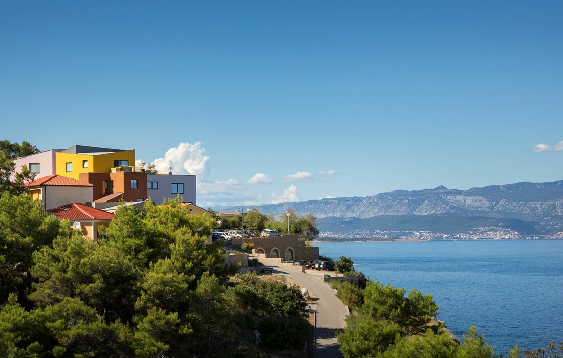 Krk, Vrbnik, Hotel Vinotel Gospoja, panorama