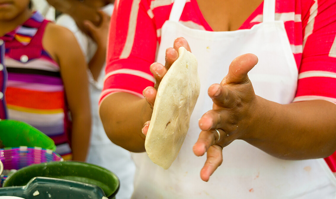 Guatamala, izrada tipičnih tortilja