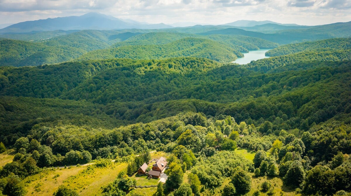 Fenomen Plitvice, Gornja jezera, zracna