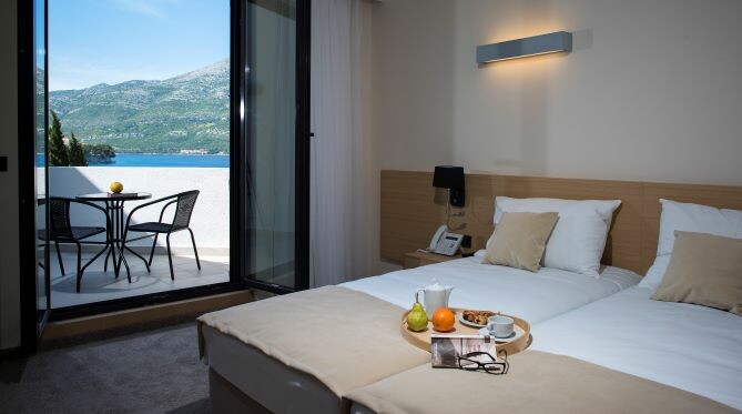 Korčula, Hotel Liburna, superior, morska strana