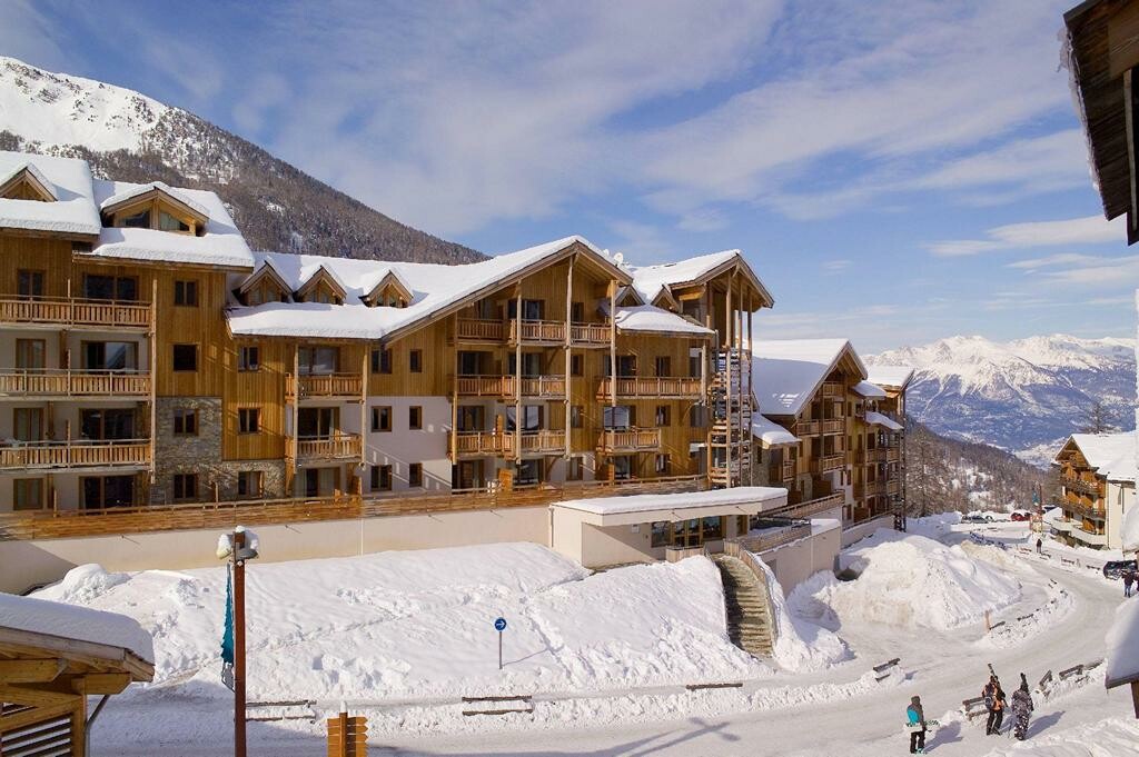 Skijanje Francuska, Les Orres, Residence Les Balcons des Airelles, izvana.