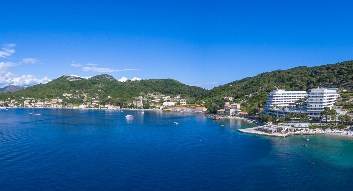 Panorama otoka Lopuda, Lafodia Sea Beach.