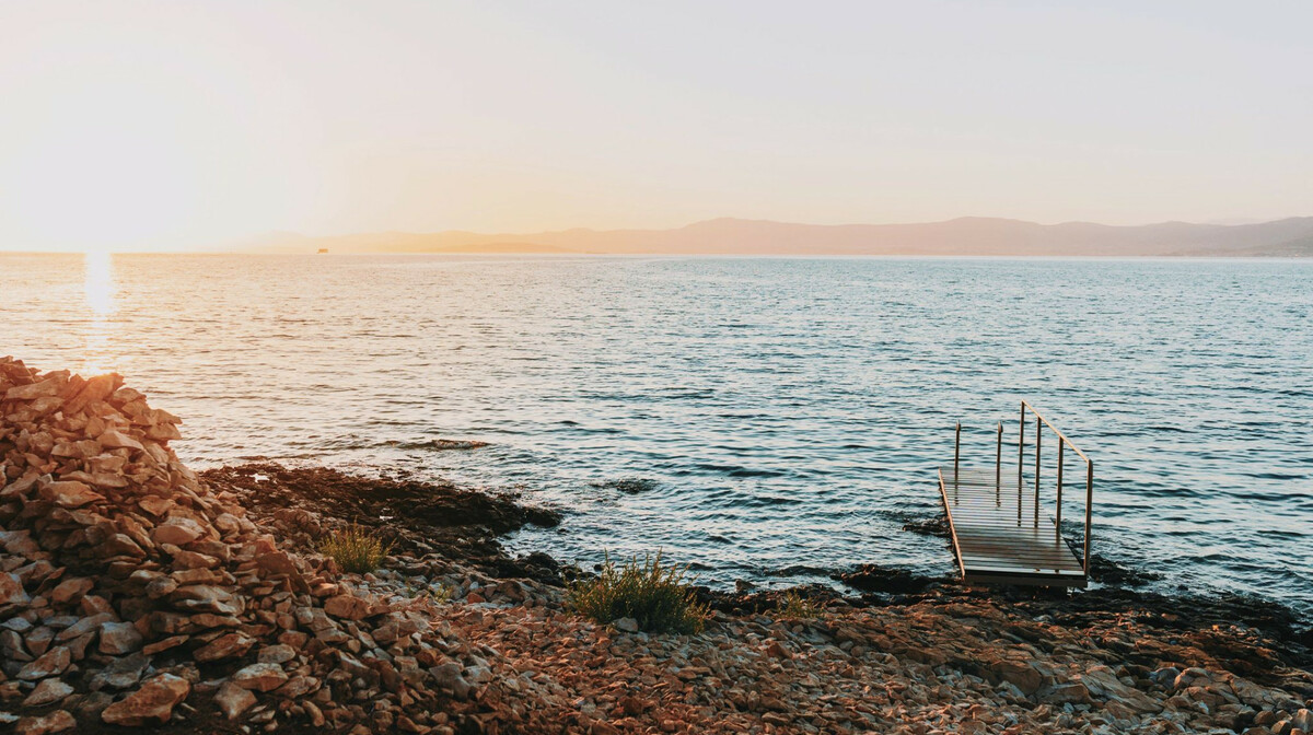 Kamp Bunja, plaža