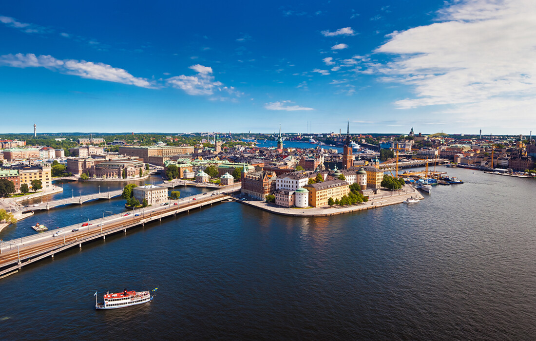 Stockholm, putovanje Prijestolnice Skandinavije, europska putovanje avionom, mondo travel