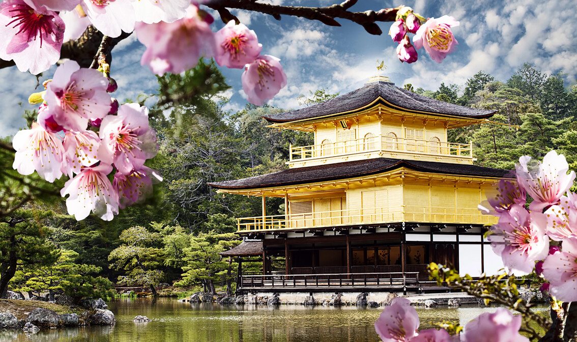 Japan, KYOTO - Golden Pavilion Temple