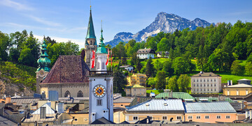 Toranj gradske vijećnice u Salzburgu, putovanje u Salzburg