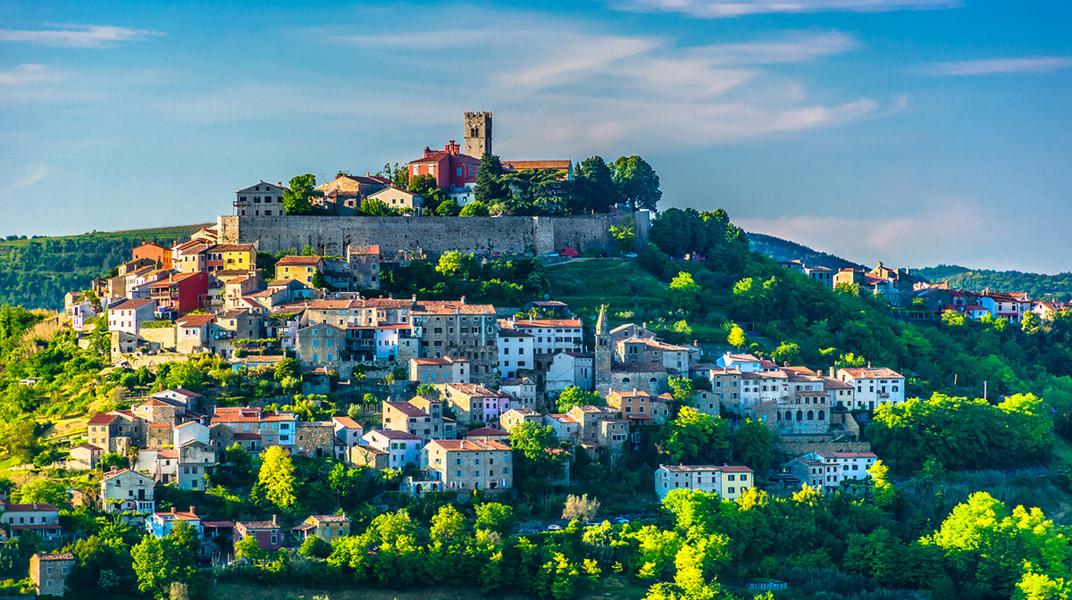 Prekrasan pogled na Motovun