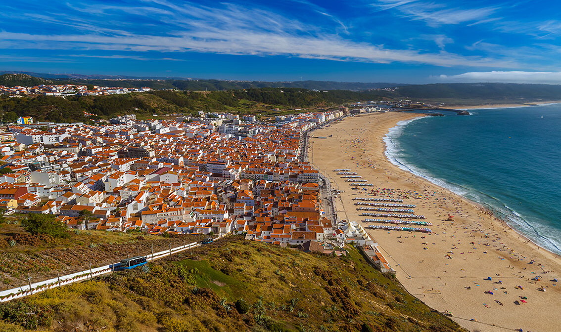 Portugal, Nazare, plaža