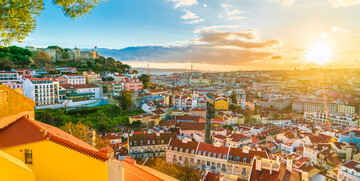 Panorama Lisabona, putovanje u Portugal