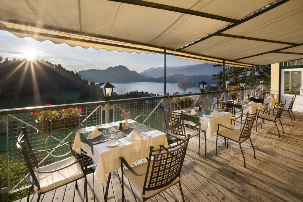 Bled, hotel Triglav, terasa