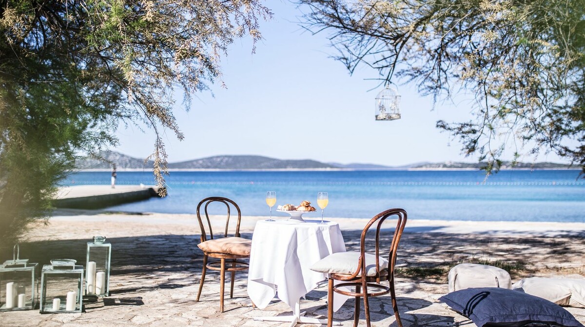 Vodice, Hotel Imperial, plaža