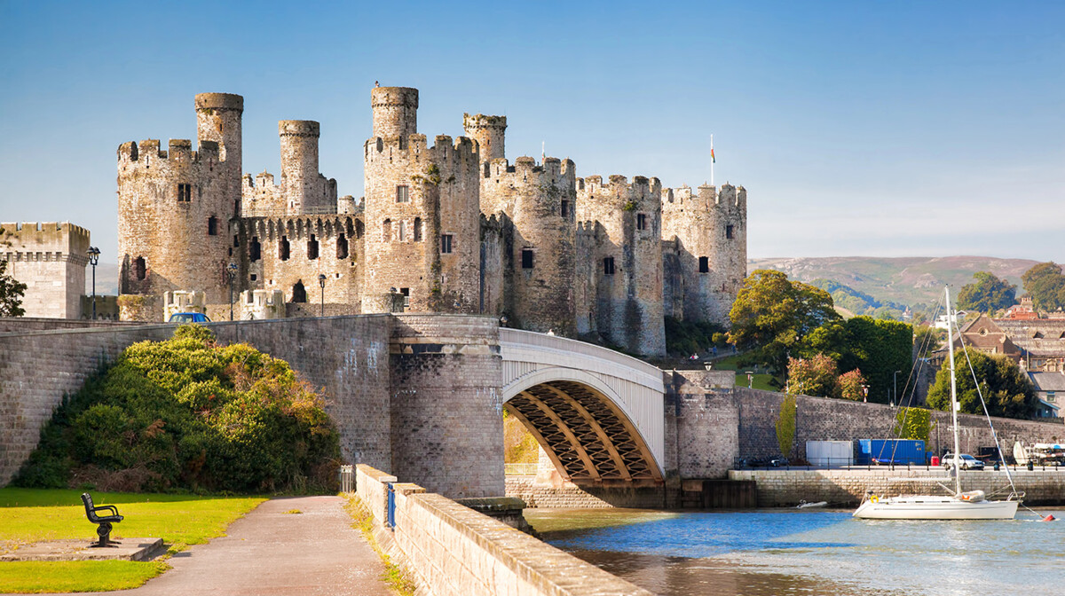 Conwy Castle in Wales, United Kingdom