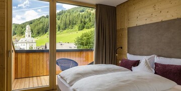 Skijanje u Italiji, Hotel Strobl, soba i pogled