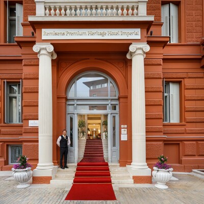 Ulaz u hotel Imeprial u Opatiji.