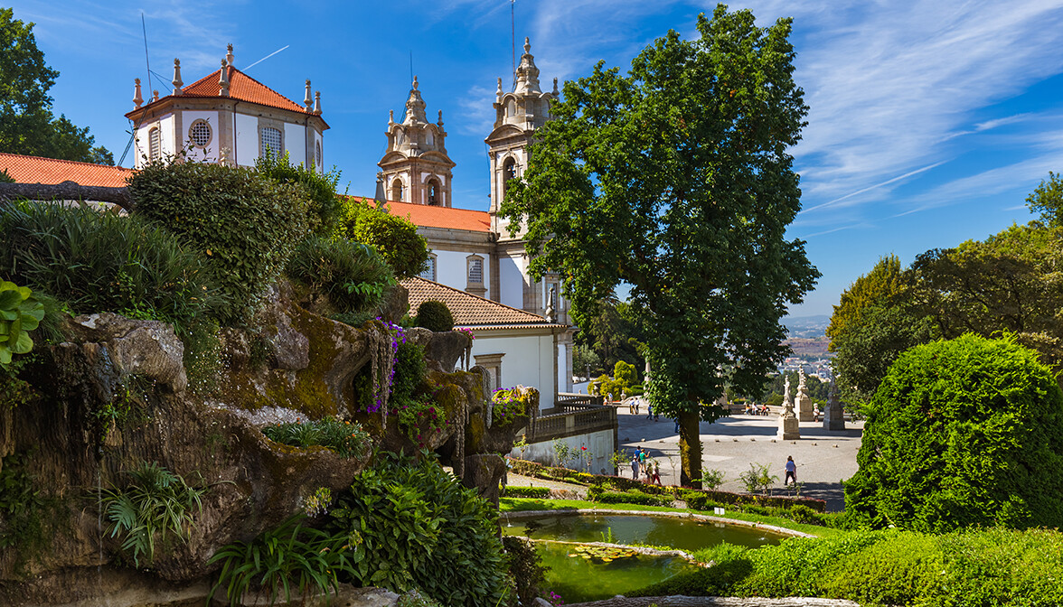 Braga i  Bom Jesus crkva, putovanje u Portugal