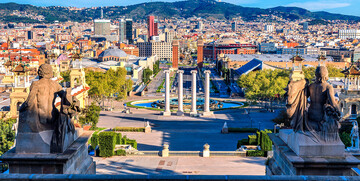 trg placa Espana, putovanje Barcelona, Španjolska tura