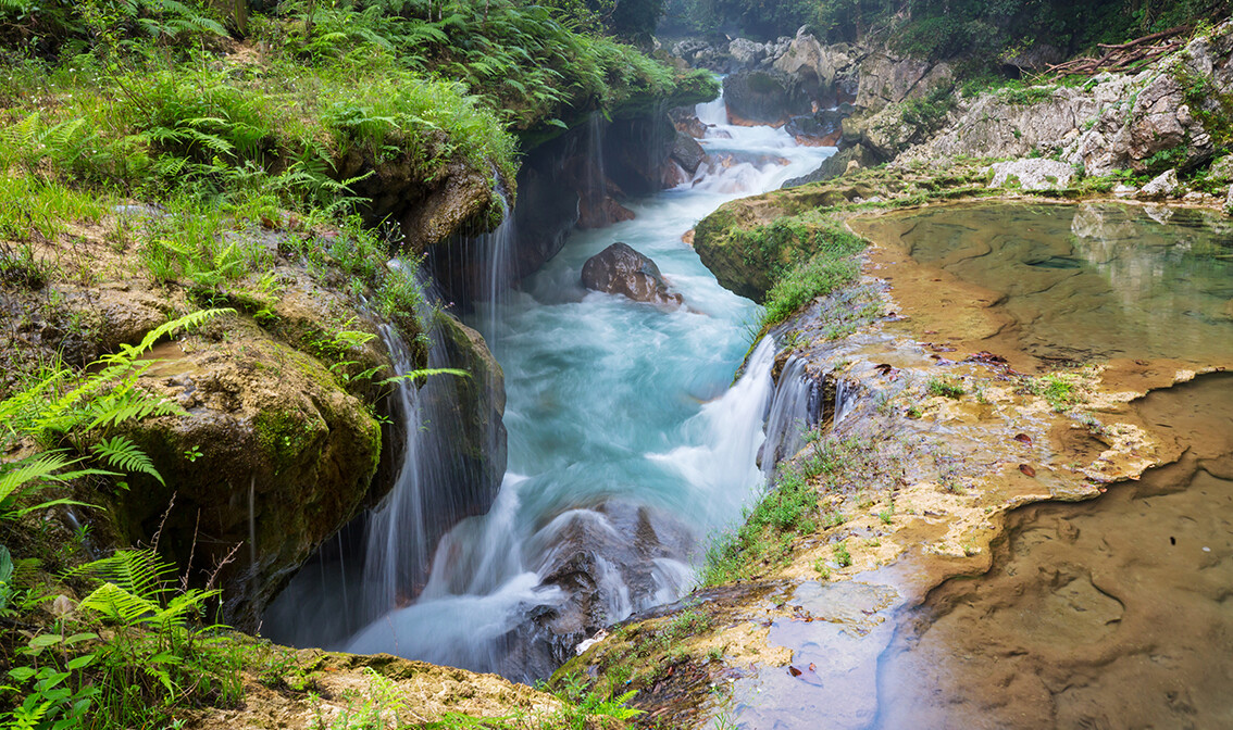 Guatamala,  prirodni bazeni, Semuc Champey, Lanquin