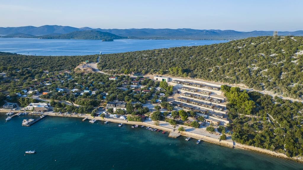 Tisno, Olivia Green Camping, panorama