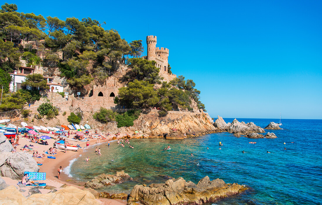 Costa Brava  - Lloret de Mar beach