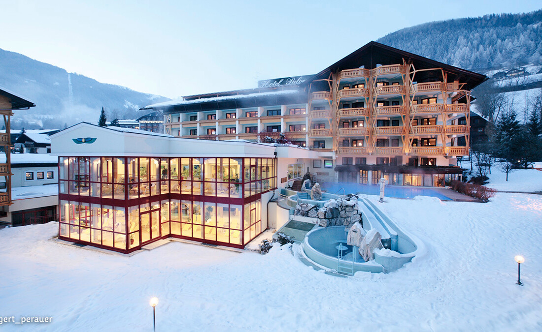 Bad Kleinkirchheim, hotel Pulverer, ski i spa