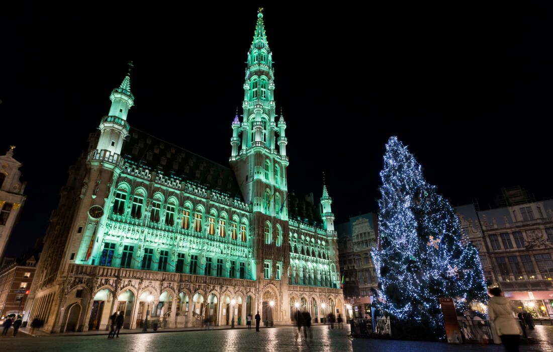 Bruxelles po noći