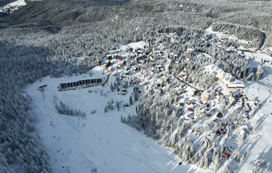 Jahorina, Snježna dolina, iz zraka