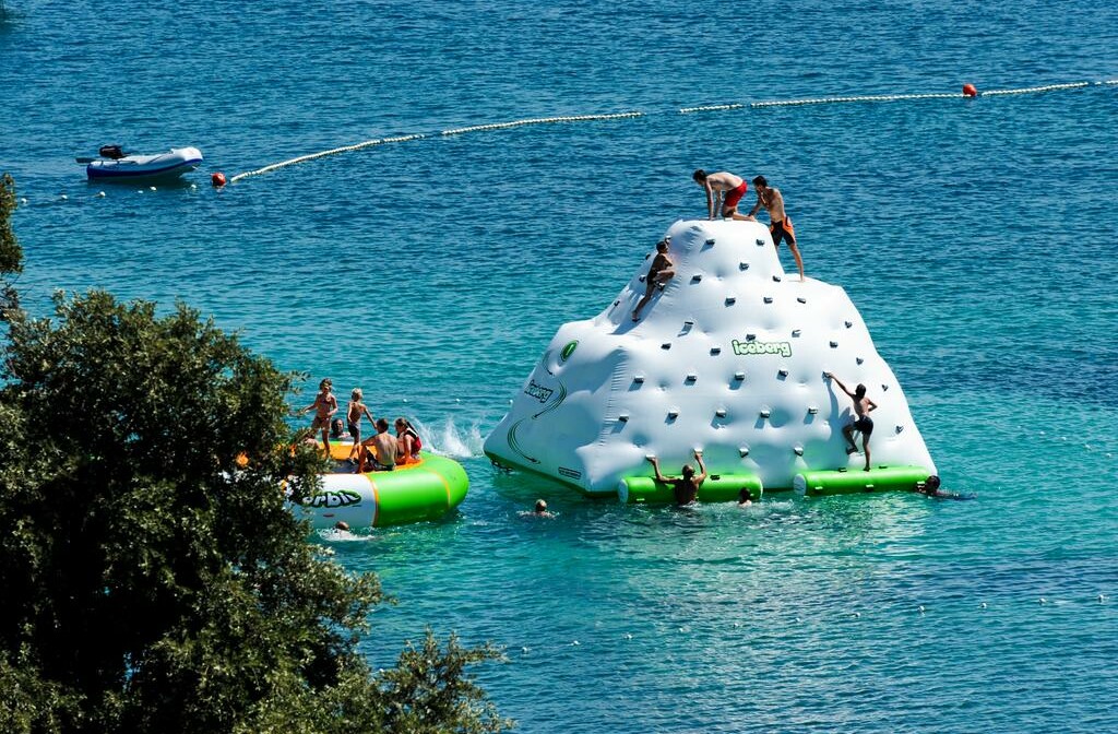 Rovinj, Hotel Istra, tobogan za djecu