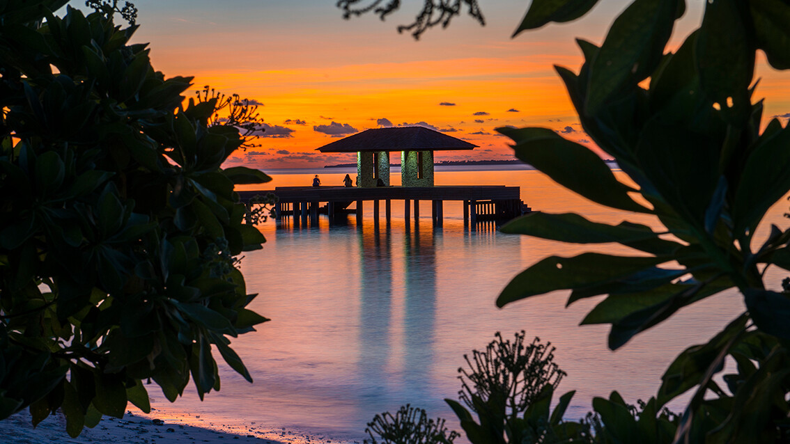 The Barefoot Eco Hotel, zalazak sunca maldivi