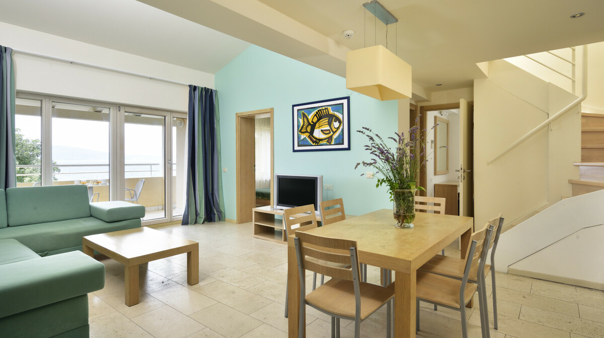 3 sobe Apartment Premium, pogled more Wyndham Grand Novi Resort
