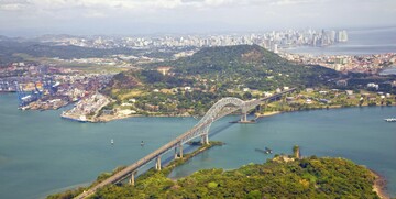 Panama, Panamski kanal, Bridge of the Americas, daleko putovanje zrakoplovom, grupni polasci