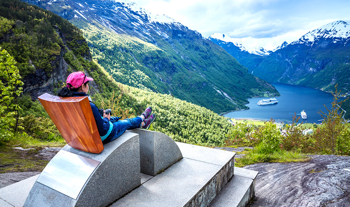Norveška - Geiranger fjord