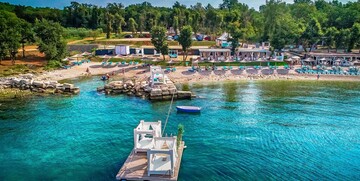 Funtana, Polidor Camping Park, plaža