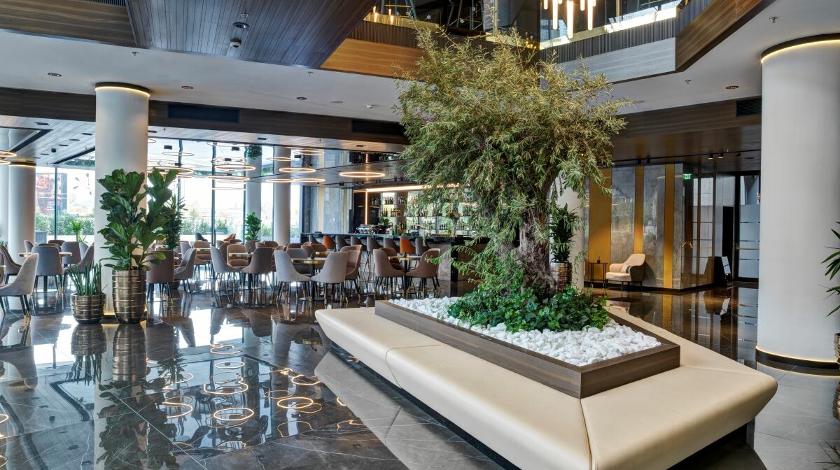 Grand Plaza Ljubljana, ulaz