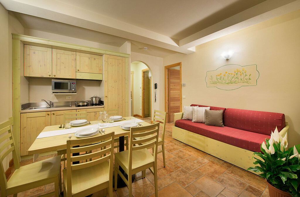 Skijanje u Italiji, skijalište Passo Tonale, Residence Club, apartman