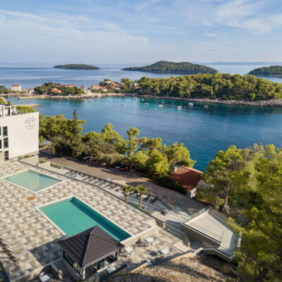 Hotel Alfir, Blato, Korčula, pogled na otočiće