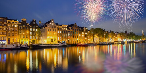 Vatromet nad Amsterdamom, Nova godina u Amsterdamu