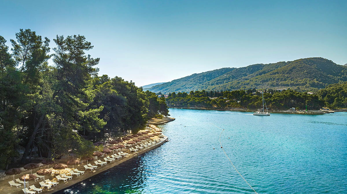 Valamar Amicor resort beach