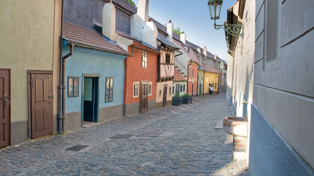 Zlatna ulica Prag, na broju 22 živio je poznati češki pisac Franz Kafka