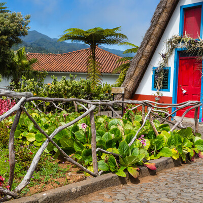 Madeira,  -Traditional rural house in Santana