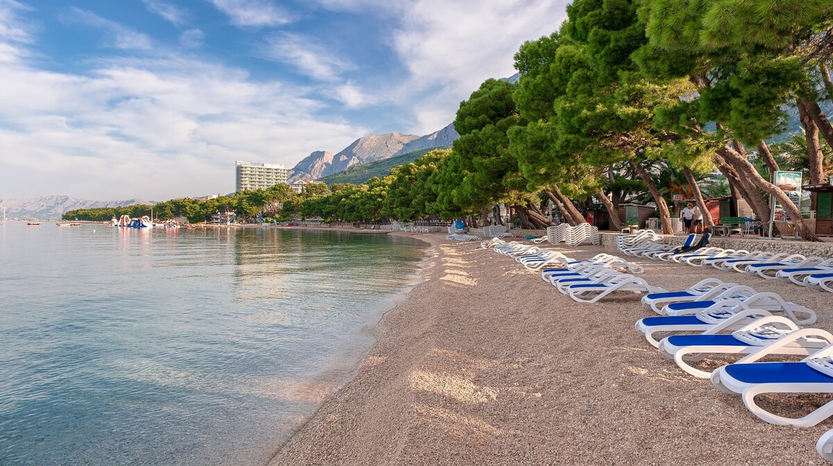 Makarska, Hotel Meteor, plaža