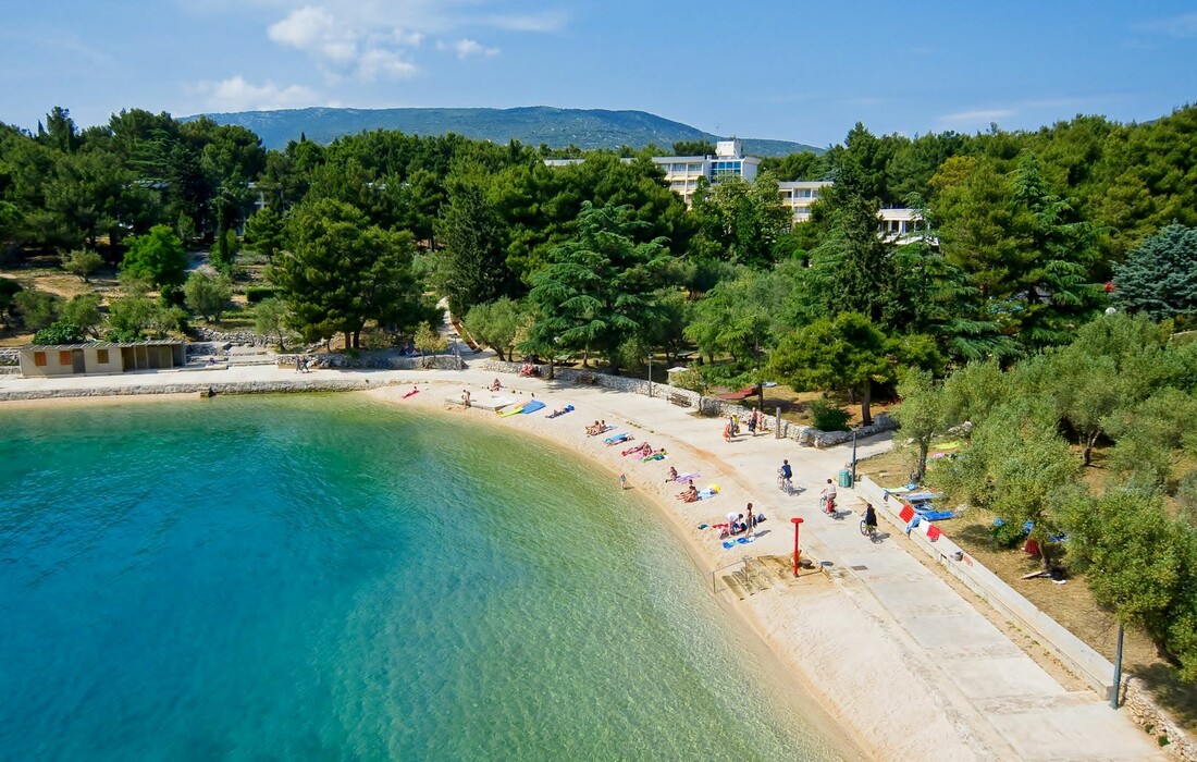 Cres, Hotel Kimen, plaža