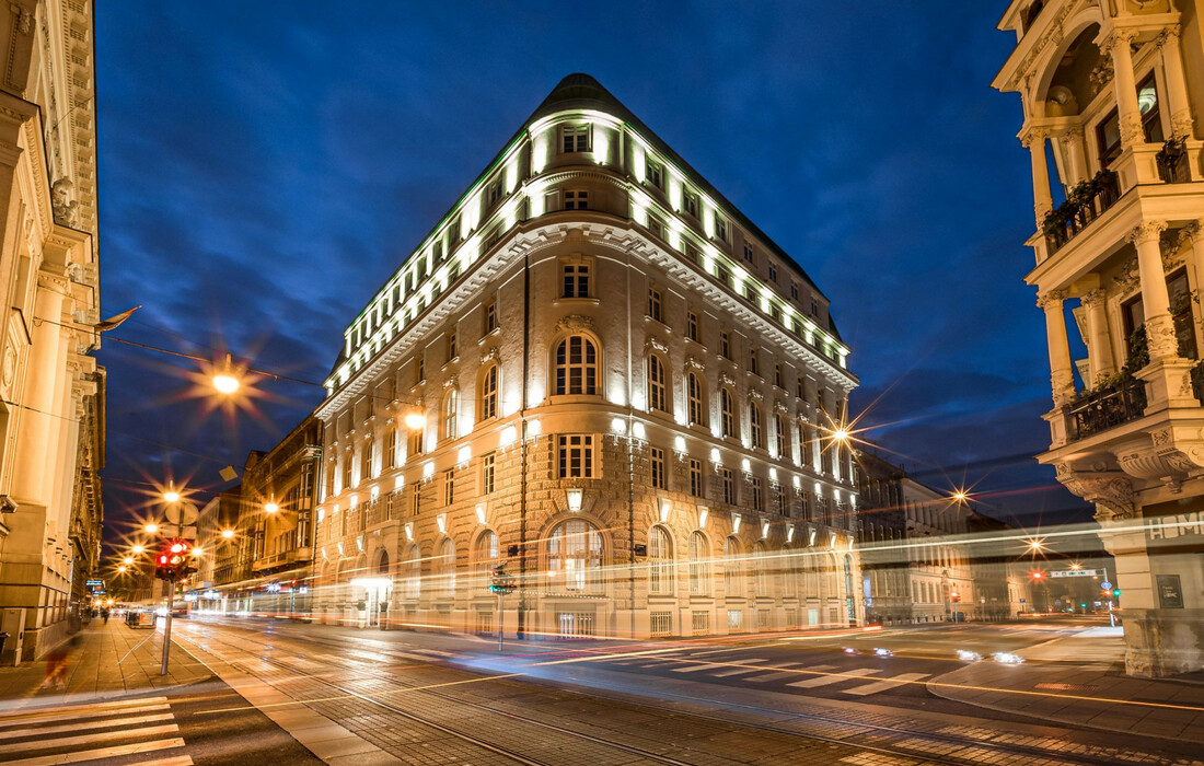 Hotel Amadria Park Hotel Capital, noćna slika, putovanje u Zagreb, doček nova godina 