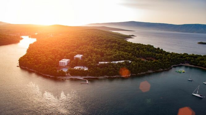 Vrboska, Labranda hotel Senses, zalazak sunca