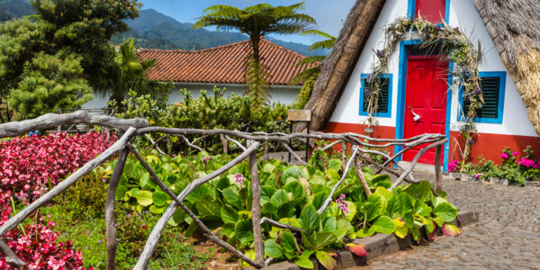 Madeira,  -Traditional rural house in Santana