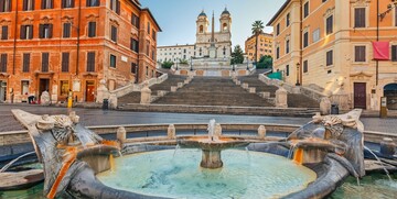 Rim Piazza di Spagna, putovanje u Rim zrakoplovom iz zagreba i Splita, garantirani polasci