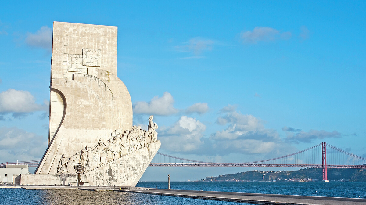 Bijeli spomenik Otkrićima, putovanje Lisabon